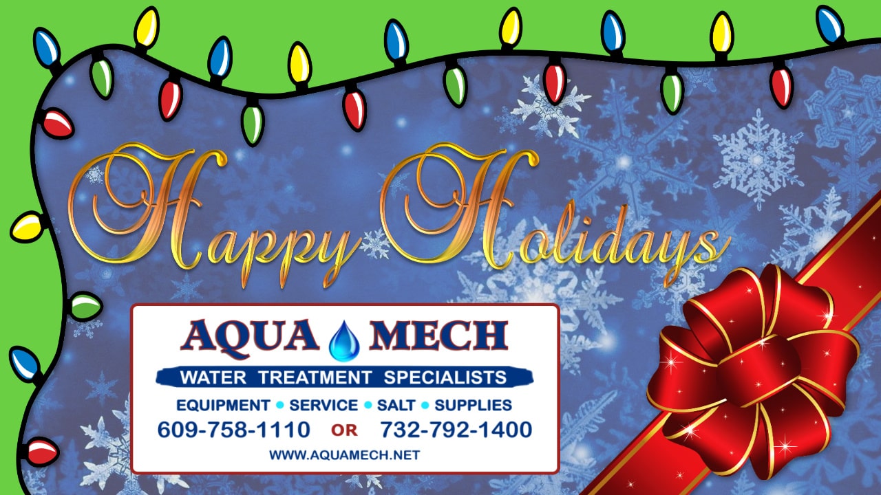 This year, don't just deck the halls, get water treatment installed!